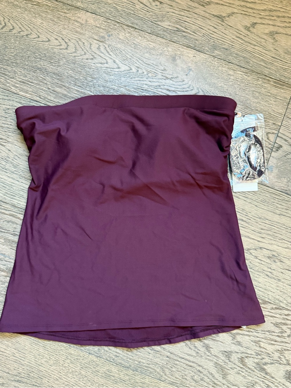 NWT Calia bandeau tanking top, Wine, Medium